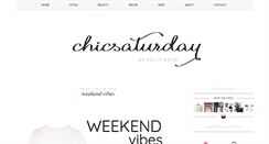 Desktop Screenshot of chicsaturday.com